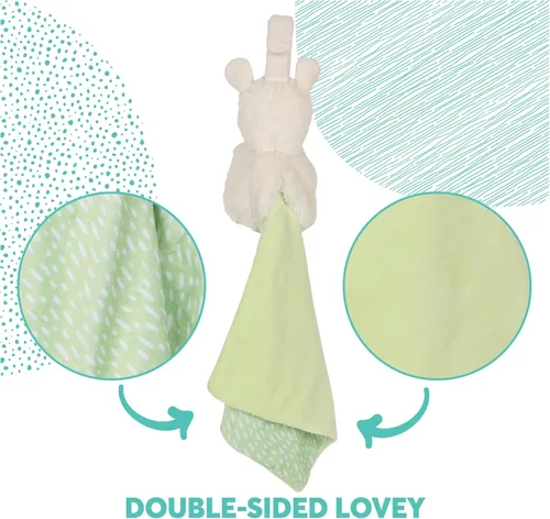 Miniatura 4 de GUND Baby Lil' Luvs Tuck-Away Lovey, Liam Llama, juguete de peluche ultrasuave con manta de bebé integrada para bebés y recién nacidos