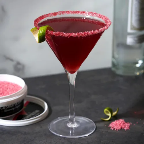 Miniatura 7 de Collins Cosmopolitan Cocktail Sugar, Red Cranberry Flavored Rimming Sugar for Cosmos, Cranberry Martinis, Vodka Cranberry, Champagne Spritzers, 4 oz