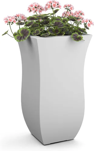 Miniatura 14 de Mayne Valencia - Maceta de 30 pulgadas de alto, resistente a la intemperie, para flores, diseño duradero para interiores y exteriores, para patio