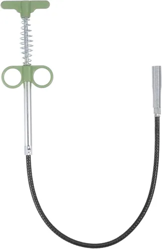 Miniatura 12 de HARFINGTON Herramienta de recogida de garras flexibles de 118 pulgadas, 4 garras de acero inoxidable, gancho de limpieza de alcantarillado, Gris
