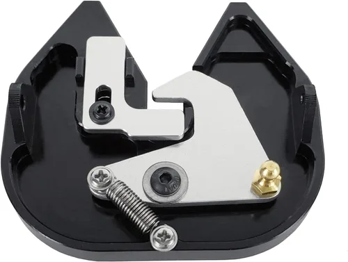 Miniatura 4 de QUE-T Placa de desacoplamiento de cabeza de arrastre de aleación para 1: 14 piezas de actualización de camión tractor Tamiya (estilo B)