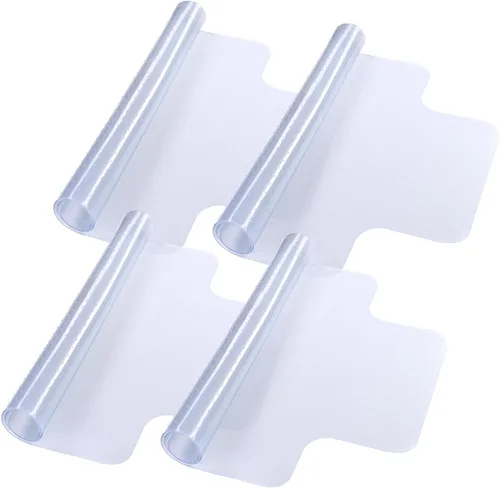 Miniatura 13 de Yescom Tapete transparente para silla de oficina para alfombra de pelo bajo de 48 x 36 pulgadas, grosor de 1/8 pulgadas, 2 protectores de piso