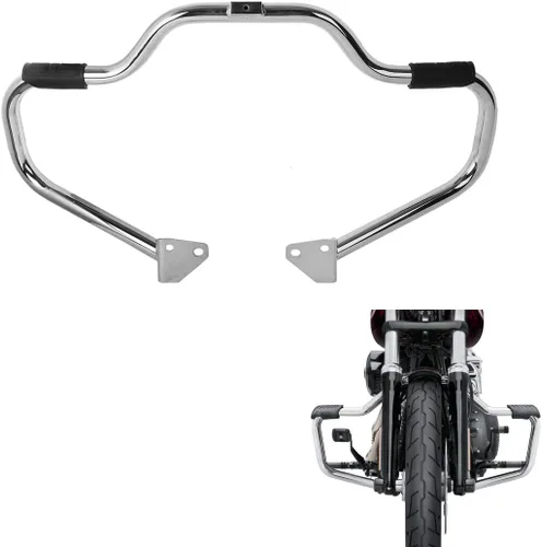 Miniatura 7 de Protector de motor bigote para modelos Dyna 2006-2017, compatible con FXDL 2014-2017 (todos los mercados) y Dyna 2015 y posteriores