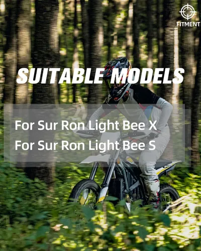 Miniatura 2 de Sur Ron - Conjunto de tubo de acelerador + empuñaduras de acelerador eléctrico de 7/8 pulgadas y 0.866 in para manillar de motocicleta Sur Ron Light