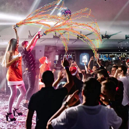 Miniatura 6 de BEISHIDA Streamers Popper Lanzador de Serpentinas de Mano Confeti Sin Desorden para Año Nuevo 2026 Día de San Patricio Celebración de Pascua