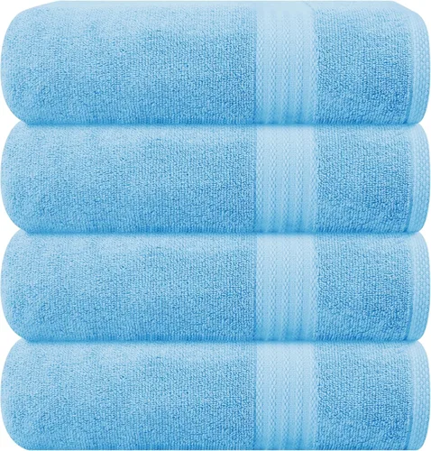 Miniatura 152 de GLAMBURG - Juego de 12 toallas faciales ultrasuaves de 13 x 13 pulgadas, 100% algodón, duraderas y altamente absorbentes, ideales para baño, cocina
