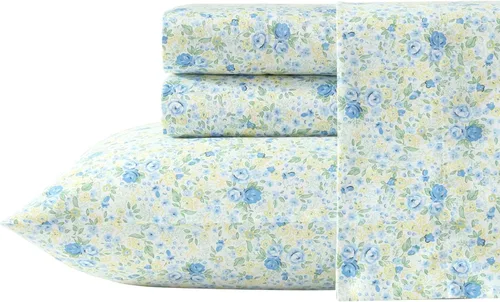 Miniatura 15 de Laura Ashley - Juego de sábanas King, sábans de cama extremadamente suaves con una sensación ligera y naturalmente sedosa de algodón satinado - Musa
