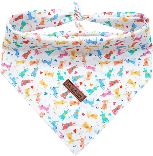 Miniatura 27 de Lionheart Glory Bandana para perro, bufanda azul para perro, estampado de cerveza, ajustable para perros pequeños a grandes
