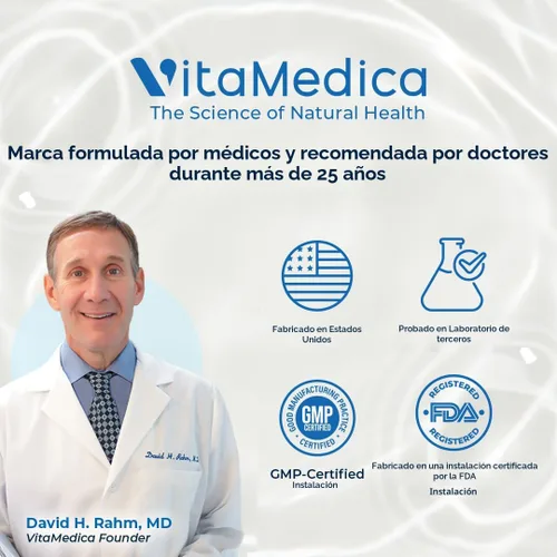 Miniatura 7 de VitaMedica Suplemento de bromelina y quercetina - 500 mg de bromelina 250 mg de quercetina - 2400 GDU para inmunidad, apoyo articular, inflamación