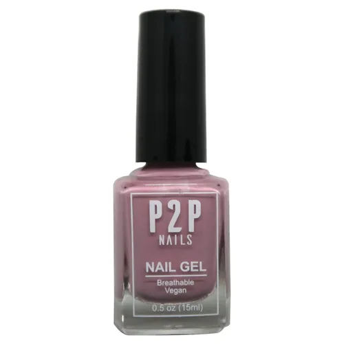 Miniatura 10 de P2P Nails Esmalte de uñas en gel vegano neutro, brillo natural, sin arañazos, secado rápido, textura suave en colores vibrantes, esmalte de gel