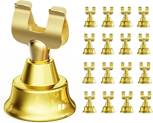 Miniatura 7 de Paquete de 12 tarjeteros dorados de mesa y tarjeteros de lugar – Elegantes soportes para números de mesa para bodas, eventos y fiestas – Tarjetero