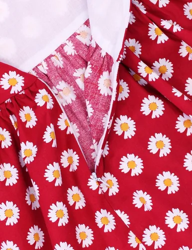 Miniatura 139 de Vestido de verano para niña, de algodón, con diseño floral
