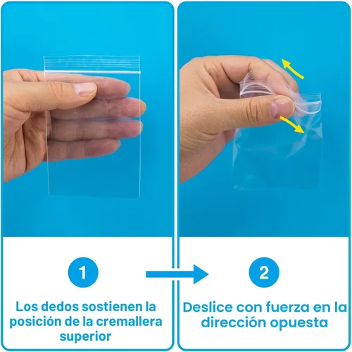 Miniatura 5 de 400 piezas de bolsas de plástico, bolsas de joyería de 3 x 4 pulgadas de 2 mil, bolsa pequeña transparente con cremallera, bolsa con cremallera