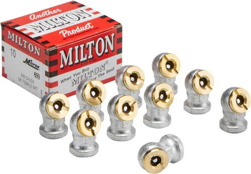 Miniatura 6 de Milton (699) Mandril de Aire de Cabeza de Bola Única de 1/4" - Paquete de 10