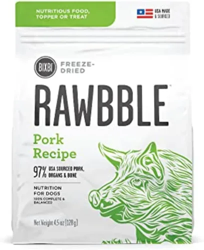 Miniatura 17 de BIXBI Rawbble - Alimento liofilizado para perros, receta de cordero, 26 onzas, 97% de carne y órganos, sin rellenos, comida cruda para perros apta