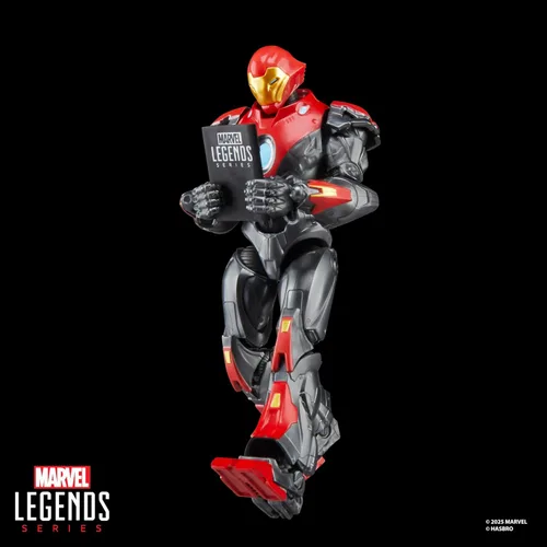 Miniatura 4 de Serie Marvel Legends Ultimate Iron Man, Figura de acción coleccionable de 6 pulgadas inspirada en cómics con accesorio de cómic a
