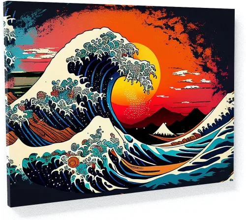Miniatura 48 de Sense Canvas Pop Art The Starry Night 20 - Lienzo decorativo para decoración del hogar, póster grande de 40 x 30 pulgadas, 0.75 pulgadas