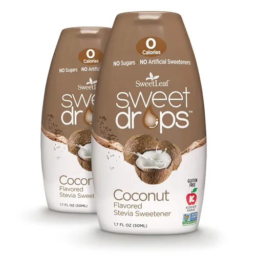 Miniatura 11 de SweetLeaf Sweet Drops - Edulcorante líquido de stevia saborizado, extracto de stevia, cero calorías, sin gluten, apto para dieta cetogénica, sin