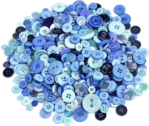 Miniatura 12 de Acerca de 660 botones de resina de varias especificaciones, botones hechos a mano, botones artesanales de costura, botones decorativos pintados a
