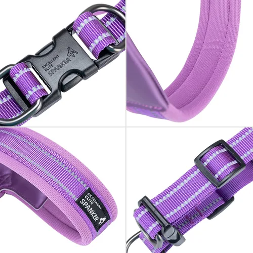 Miniatura 5 de EXCELLENT ELITE SPANKER Arnés para perro sin tirones Paso ajustable Chaleco reflectante con acolchado suave Correa para pecho para mascotas