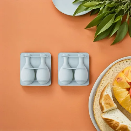 Miniatura 5 de YARNOW Cook Mold - Molde de silicona para tartas, 2 piezas, diseño de pierna de pollo, herramienta para hornear para pastel de chocolate y galletas