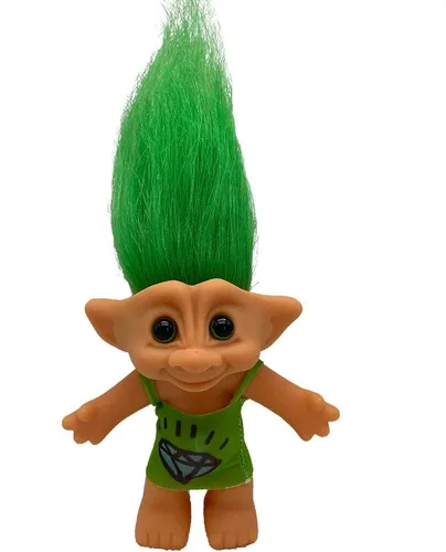 Muñecas vintage de PVC Trolls retro Troll figuras de acción cromáticas adorables para colecciones, proyectos escolares, artes y manualidades,