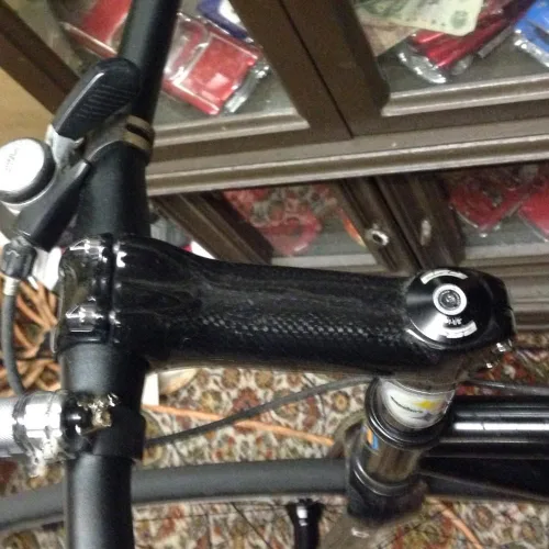 Miniatura 5 de RXL SL MTB vástago de carbono MTB vástago de fibra de carbono vástago de bicicleta de carretera 70 1.252 in Racing Bike Manillar vástago 6 grados