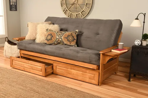 Miniatura 19 de Kodiak Furniture - Juego de futón, blanco, Madera Tela, Canadá