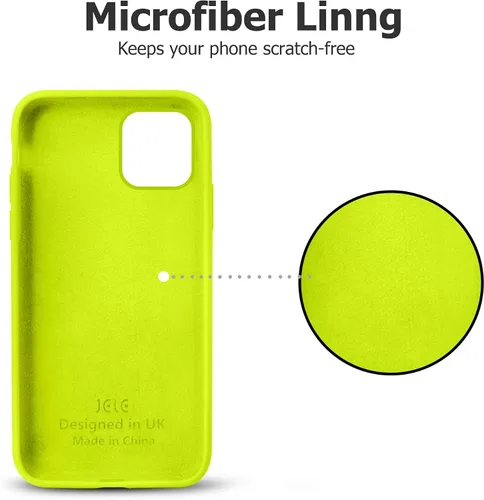 Miniatura 6 de JELE Funda a prueba de golpes diseñada para iPhone 11, funda de teléfono de silicona líquida con [forro de microfibra suave antiarañazos]