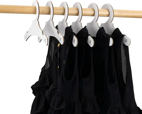 Miniatura 5 de 9 "Niños Niños Abrigo Ropa Pantalones Eco Reciclable Papel Blanco Cartón Perchas 36Pack