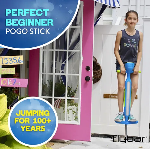 Miniatura 4 de Flybar iPogo Jr. - El primer palillo interactivo del mundo para contar Pogo para niños de 5 a 9 años (azul)