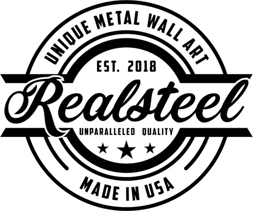 Miniatura 5 de RealSteel Letreros de metal personalizados: arte de pared personalizado para exteriores, placa de nombre de boda y aniversario, decoración de porche