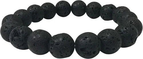 Miniatura 569 de Gem Avenue Handmade Round Bead Stretch Bracelet Unisex Natural Stone Beaded Jewelry for Men & Women, Elastic Wristband for Daily Wear