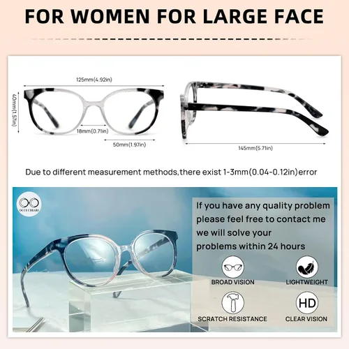 Miniatura 5 de OCCI CHIARI Gafas de lectura para mujeres pequeñas, cómodas y elegantes
