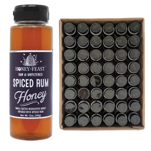 Miniatura 54 de Honey Feast, Miel de Flor Silvestre, 12 Onza