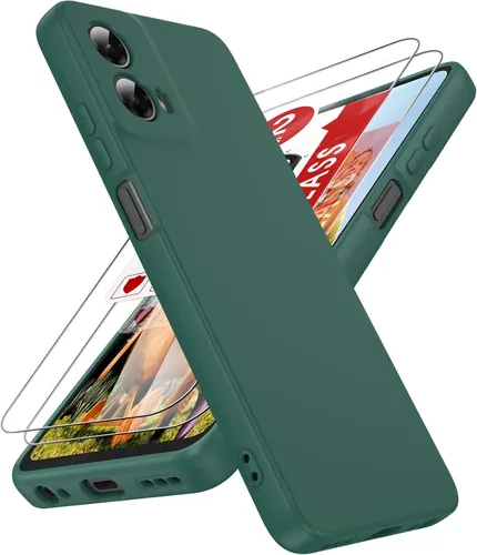 Miniatura 169 de LeYi Funda para Motorola Moto G Play 4G 2024: Funda para Moto G Play 4G 2024 con funda delgada y antiarañazos, silicona líquida a prueba de golpes