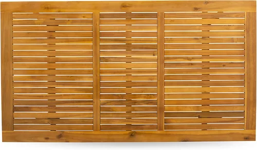 Miniatura 8 de East West Furniture DEDK9CWNA - Juego de comedor de 9 piezas para patio al aire libre, incluye una mesa rectangular de madera de acacia y 8 sillas