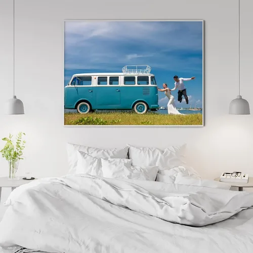 Miniatura 7 de Dargr Arte de pared personalizado desde tu teléfono, impresiones en lienzo personalizadas para familia, vacaciones, festivales, póster enmarcado