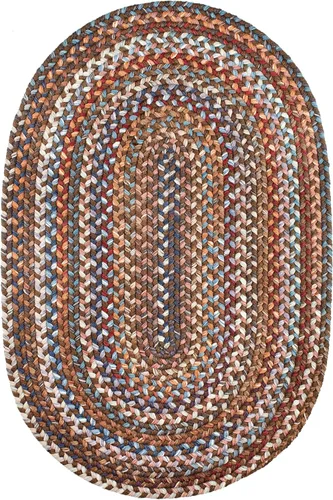 Miniatura 9 de Tapete reversible de lana, texturizado, grueso, trenzado. , Lana, Walnut Nuez