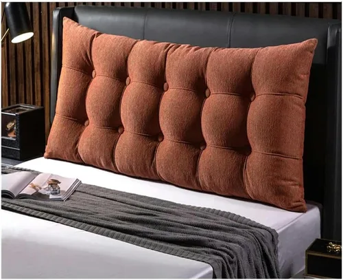 Miniatura 5 de Bedside Cushion Headboard Backrest Reading Cushy Bed Wedge Pillow Bedside Cushion Bolster Backrest Positioning Support Pillow for Sofa Bed
