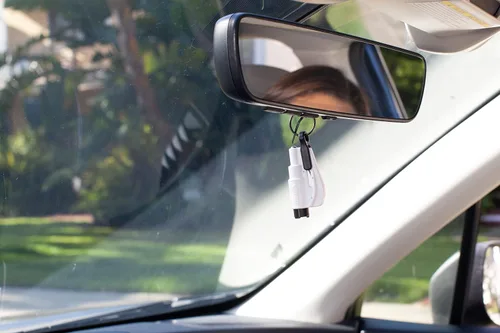Miniatura 2 de resqme Herramienta de escape de coche con llavero de emergencia original, cortador de cinturón de seguridad 2 en 1 y rompeventanas, fabricado