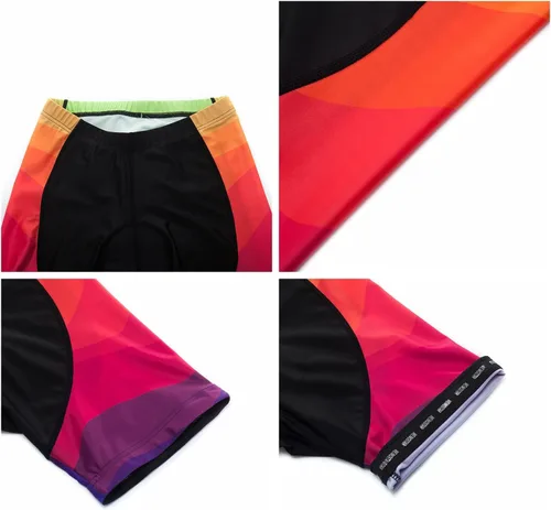 Miniatura 6 de Conjunto de pantalones cortos de ciclismo para mujer, traje de bicicleta acolchado para mujer