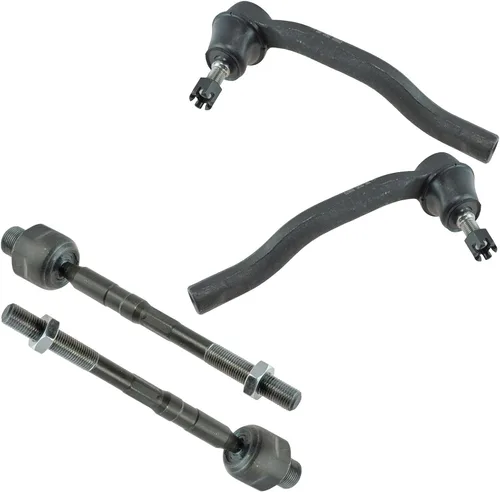 Miniatura 197 de TRQ Juego de barras de acoplamiento delanteras interiores y exteriores de 4 piezas compatible con Jeep Cherokee 1991-2001 y Comanche 91-92