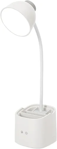 Miniatura 8 de Fantasee Lámpara LED de escritorio, 3 modos de iluminación, regulable al tacto, 9 de brillo, lámpara de mesa con batería recargable con soporte