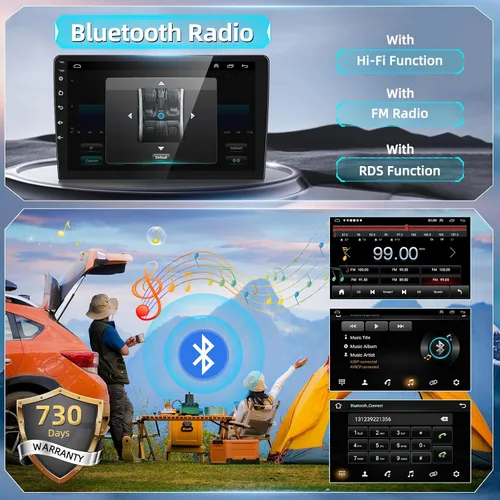 Miniatura 4 de Podofo Radio estéreo de coche para Ford F-150 F150 2008-2014 con CarPlay inalámbrico y Android Auto 9 pulgadas pantalla táctil Bluetooth audio