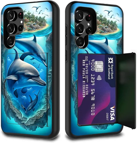 Miniatura 51 de Funda híbrida de doble capa con función atril para Samsung Galaxy A16 5G de 6.9 pulgadas, diseño de vaca con bandera estadounidense