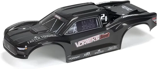 ARRMA 1/10 VORTEKS 4X2 - Cuerpo recortado con calcomanía pintada, color plomizo, ARA402348