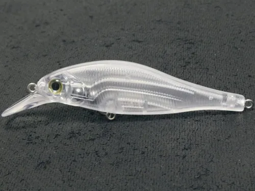 Miniatura 21 de 10 Señuelo en Blanco sin Pintar Minnow Crankbait de Agua Superior sin Labios Jerkbait Señuelos de Pesca UPM760P10
