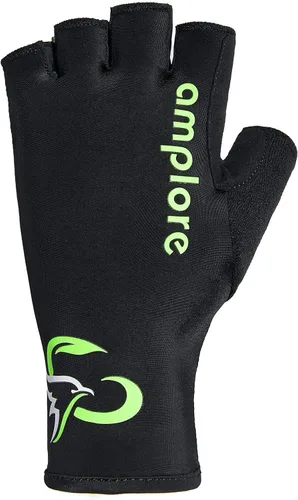 Miniatura 2 de Amplore Guantes de ciclismo de medio dedo, guantes de bicicleta de carreras, BMX, guantes de verano para mujer y hombre, guantes de bicicleta