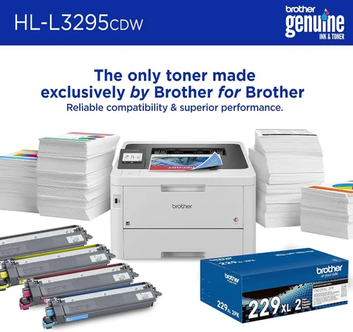 Miniatura 4 de Brother HL-L3295CDW Impresora Digital Compacta Inalámbrica a Color con Salida de Calidad Láser, Dúplex, NFC, Móvil y Ethernet Incluye Prueba